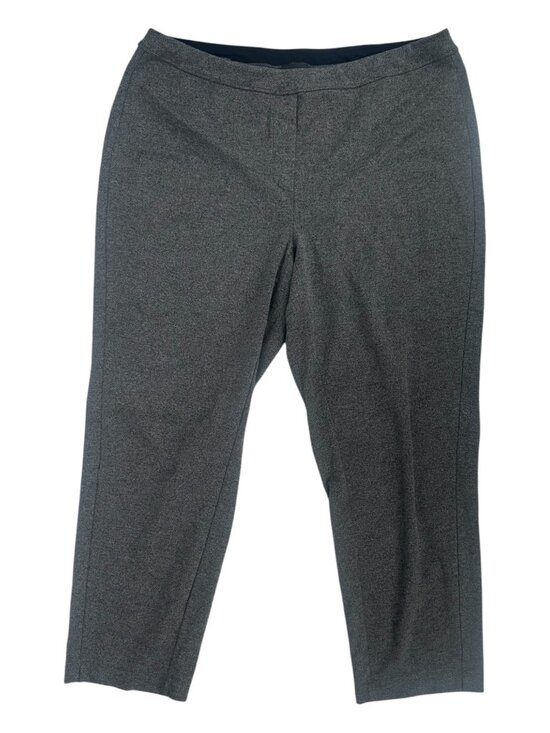 J Jill Pants - J Jill Wearever Pull On Ponte Knit Straight Leg Pants XL Heather Gray Career